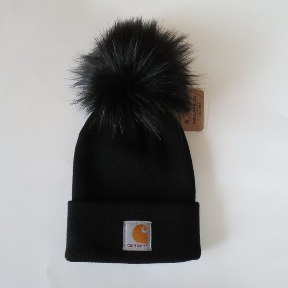 Carhartt Beanie Handmade in USA Pom Cap Set